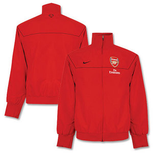 08-09 Arsenal Woven Warm Up Jacket (Red)