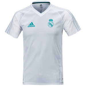 17-18 Real Madrid (RCM) Training Jersey - White