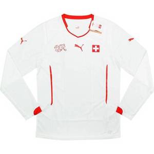 [Order] 14-15 Switzerland Player Issue Away L/S (Pro Fit) - Authentic