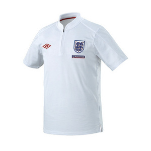 [Order] 09-11 England Home 2009/11 After Match Cotton Polo - White