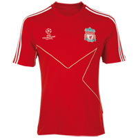 [Order] Liverpool UEFA Champions League T-Shirt - Light Scarlet/White
