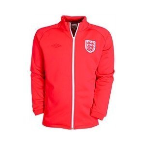 09-11 England Special Edition Track Jacket - Vermillion/Ruby Red/White