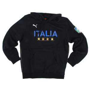 10-12 이탈리아 크루 스웨트 후드 셔츠(블랙)