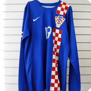 06-08 Croatia Away L/S + 19.KLANJCAR (Size:L) - Authetic / Player Issue