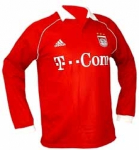05-07 Bayern Munich Home L/S+ 13 BALLACK (Size M)