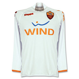 08-09 AS Roma Away L/S(Player Issue Version) + 16 DE ROSSI