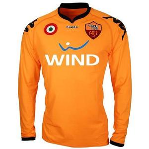 07-08 AS Roma Home GK L/S(Player Issue Version) + 5 MEXES