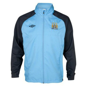 [Order] 12-13 Manchester City Training Shower Jacket - Vista Blue / Carbon