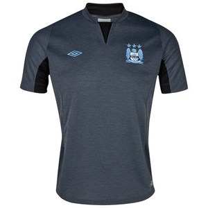 [Order] 12-13 Manchester City Training Shirt -  Carbon Marl